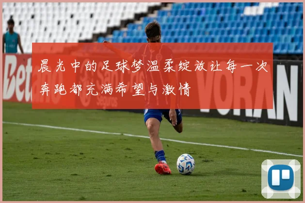 晨光中的足球梦温柔绽放让每一次奔跑都充满希望与激情